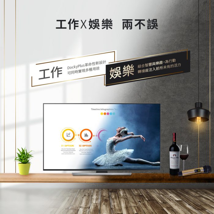 Docky Plus 影音轉接座麥克風套組：圖片 2
