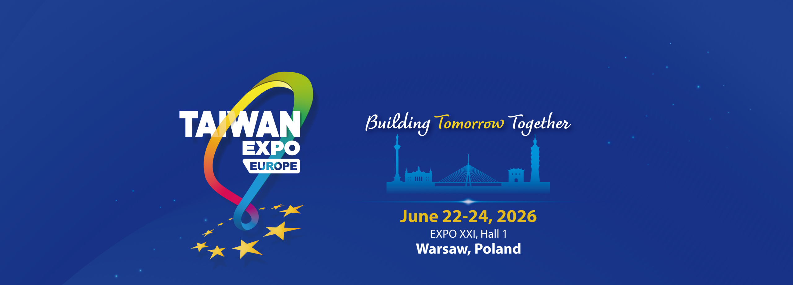 2026 TAIWAN EXPO EUROPE Banner